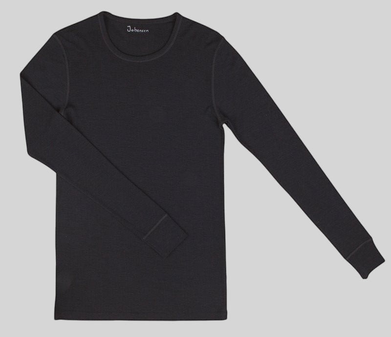 Uldblusen Christopher med lange ærmer til mænd, i 100% Woolmark-certificeret, isolerende uld.