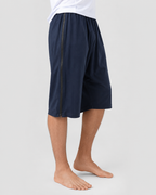 Shorts med lynlås i begge sider, i bomuld/elastan. Fås i mørkeblå, sort og grå.
