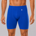 Boxer shorts til blefiksering med bredt skridtstykke, fås i koboltblå, hvid og sort.