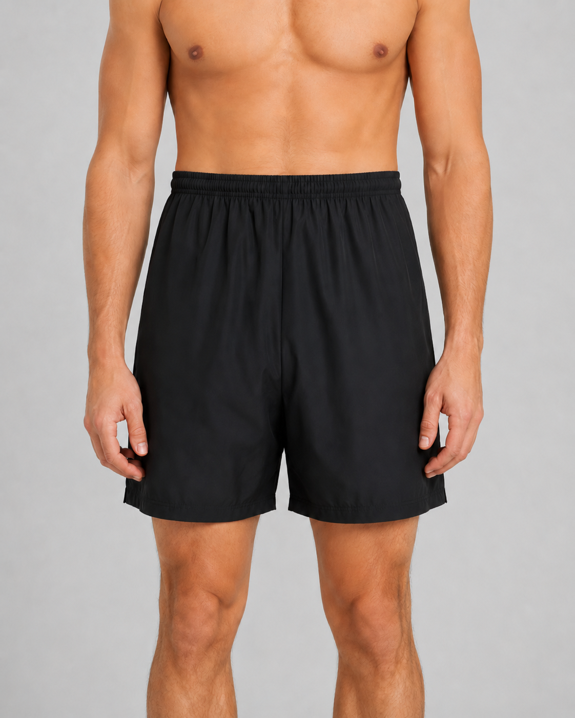 Colorado badeshorts med et design til mænd med stomi, forhøjet talje og en indvendig lomme.