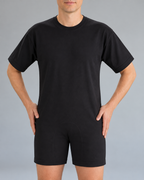Bodystocking til voksne med korte ben, korte ærmer