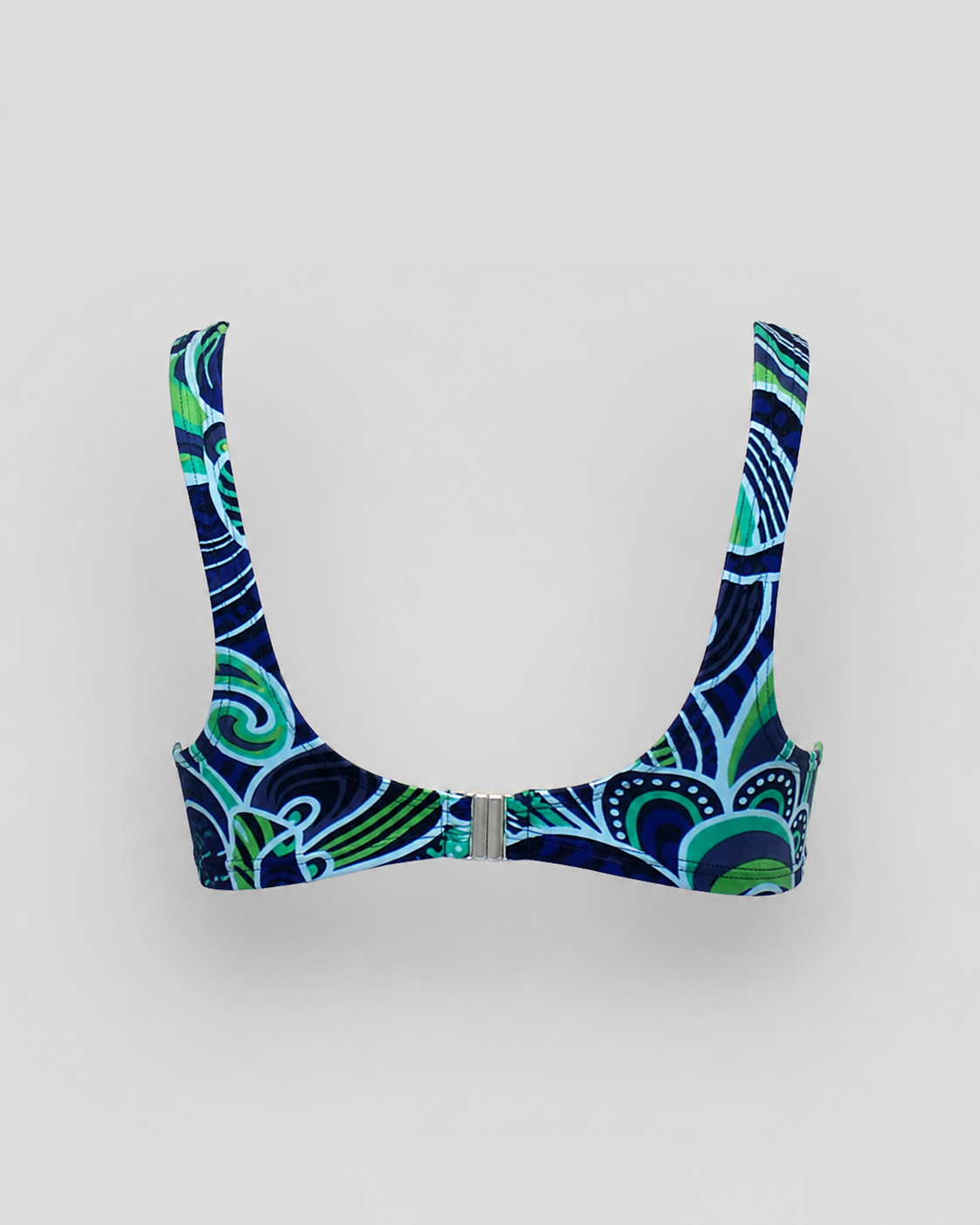 Carrie bikinitop med proteselommer i et feminint design. Fås i rød/sort, gul/sort, blå/grøn og blå/lilla.