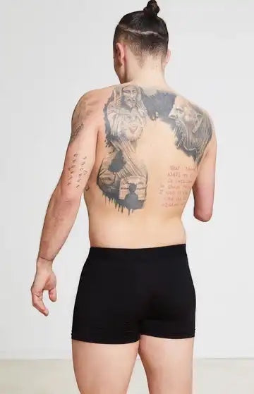 Boxershorts med indbygget 4-lags barriere til inkontinens, absorberer op til 90 ml.