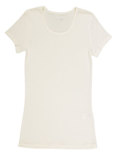 Uldundertrøje med korte ærmer/T-shirt "Marie"